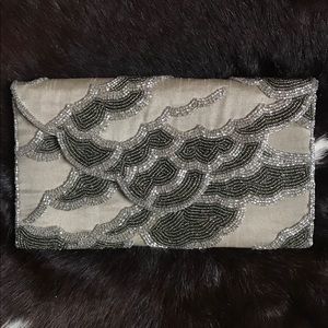 From St Xavier Beaded Clutch